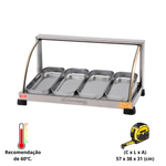 Estufa de Salgados 4 Bandejas Ouro Marchesoni EF-2-2041