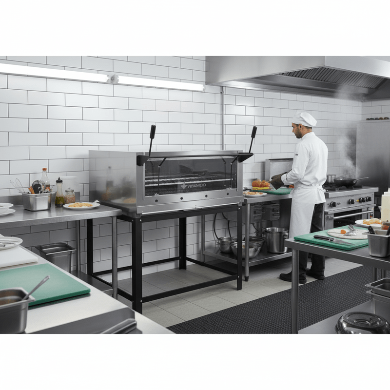 Forno Industrial Roma a Gas FIRI-90 Inox 132L