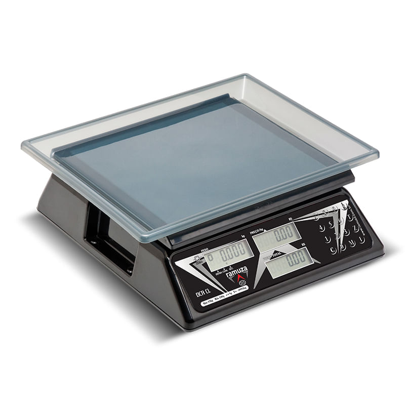 Balanca Computadora 15kg-5g de Cristal Liquido DCR CL15 Preta - Ramuza