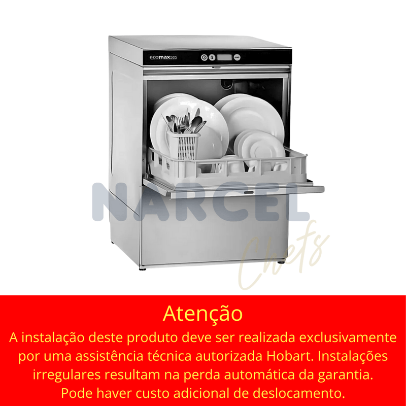 Lavadora de Loucas Hobart Ecomax 403 220V Monofasica
