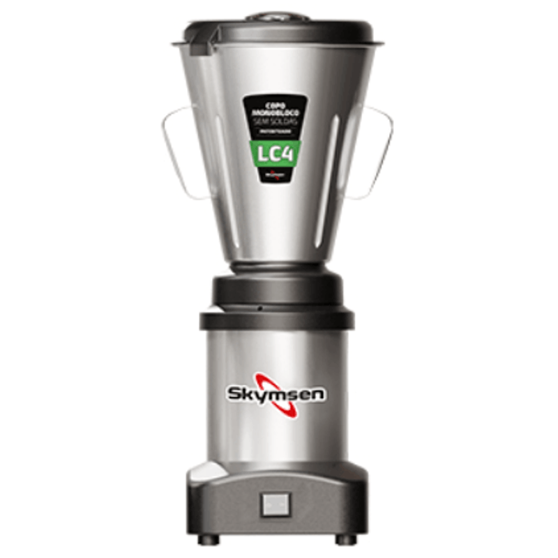 Liquidificador Comercial Inox 4 Litros LC4 Baixa Rotacao - Skymsen