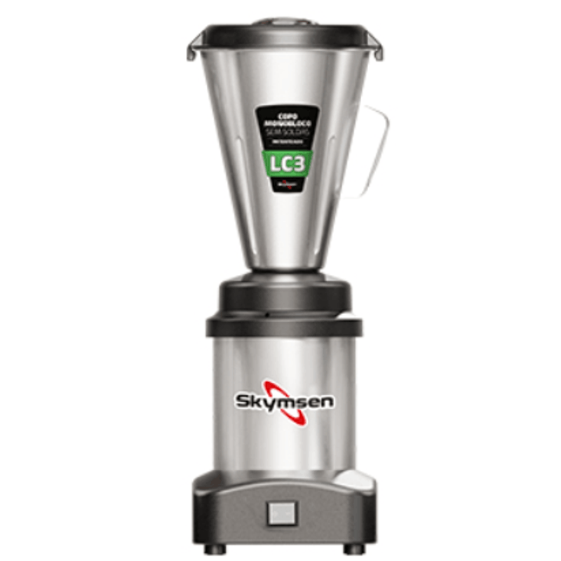 Liquidificador Comercial Inox 3 Litros LC3 Baixa Rotacao - Skymsen