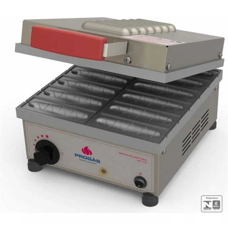 Maquina Prensa Eletrica Crepes Suico Prk-12 - Progas