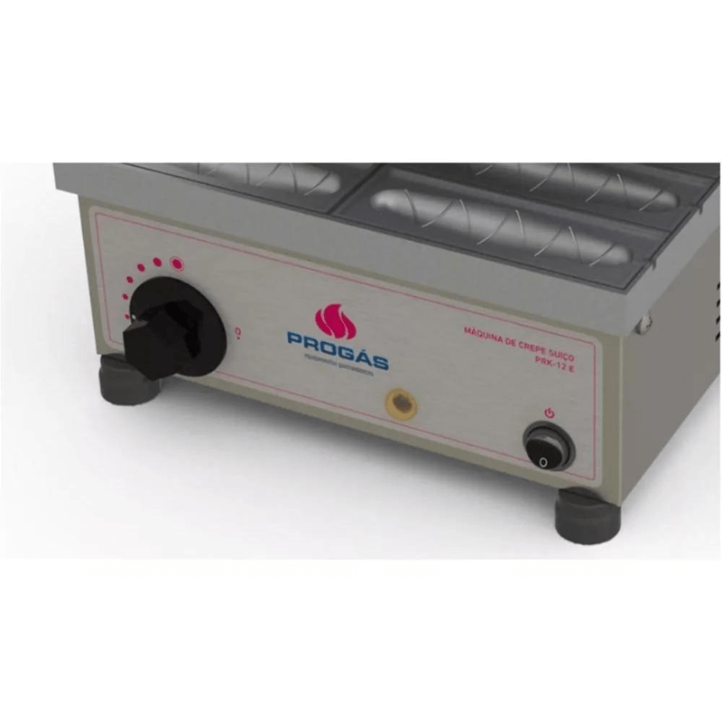 Maquina Prensa Eletrica Crepes Suico Prk-12 - Progas