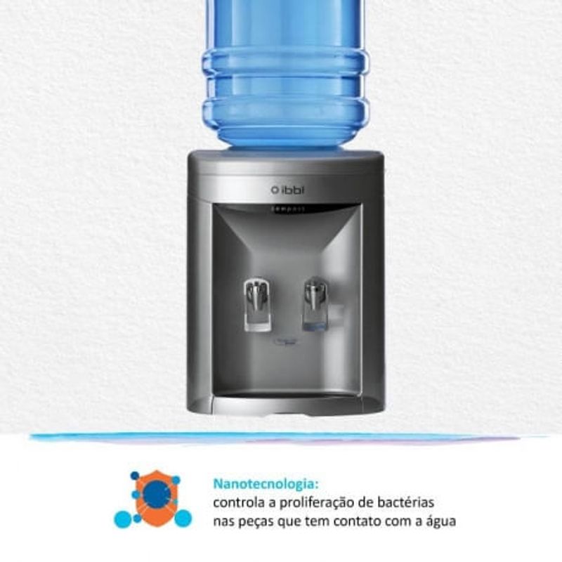 Bebedouro De Mesa FN Compact Prata - IBBL