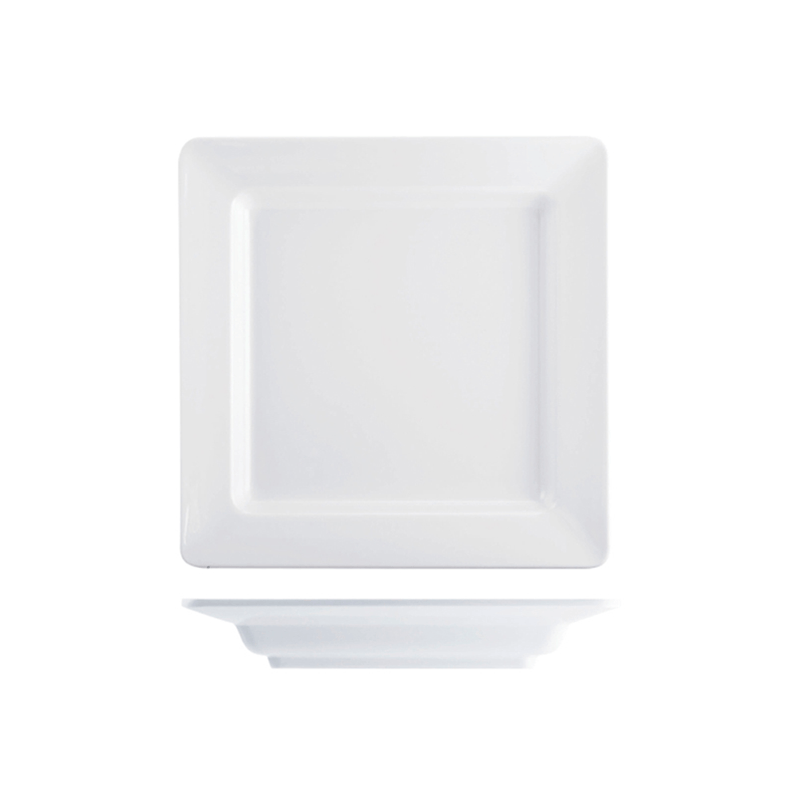 Prato De Melamina Quadrado 25x25cm - Narcel