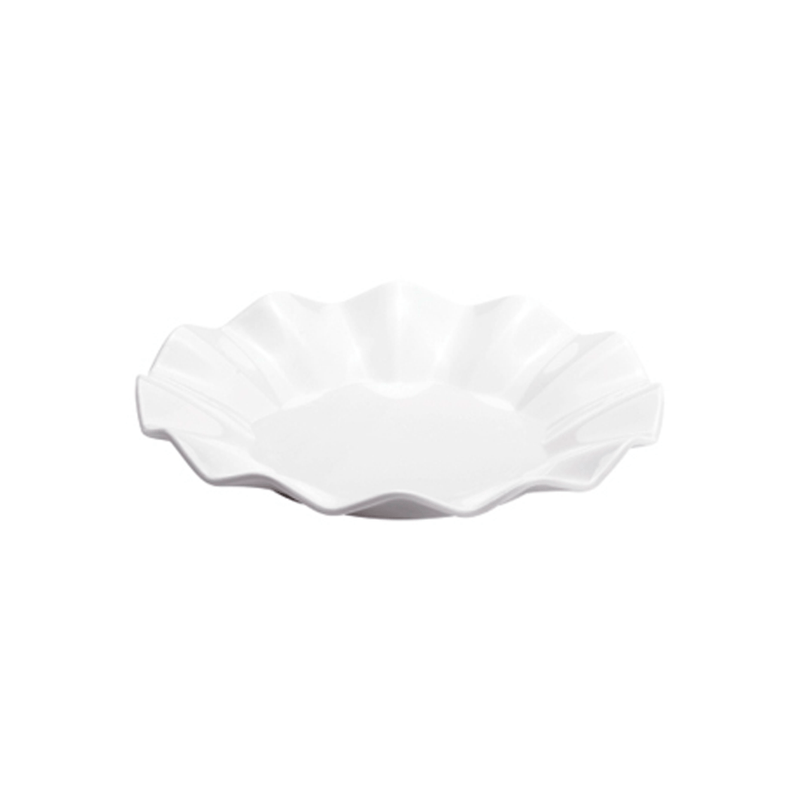 Travessa Redonda Aba Ondulada Melamina 23cm B062 Narcel