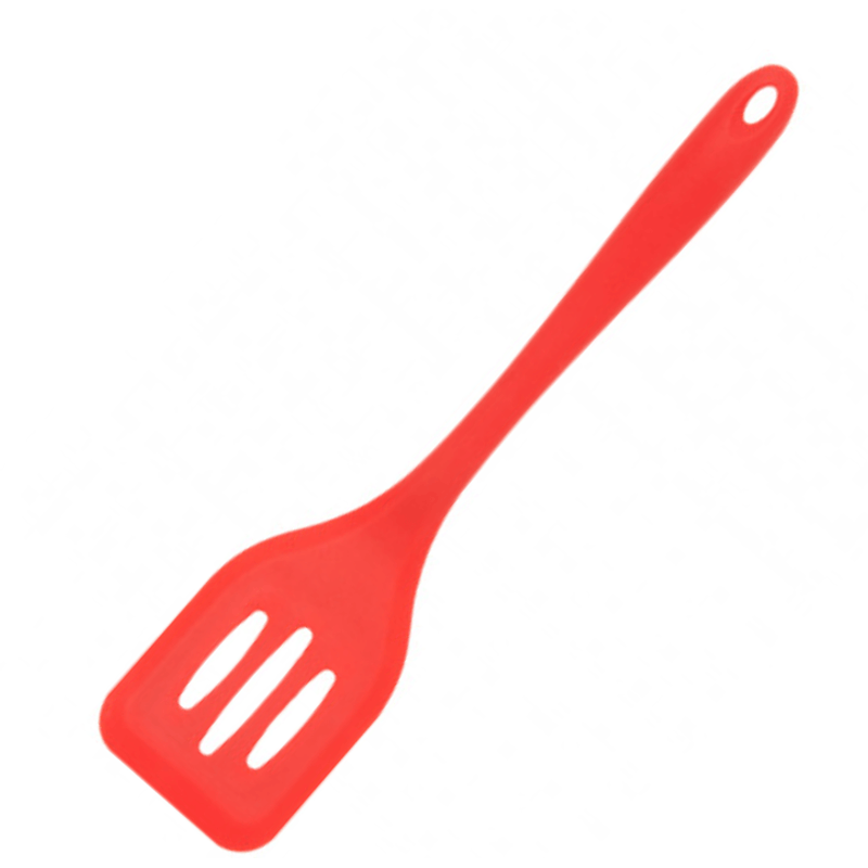 Espatula De Silicone Vazada 30cm Vermelha - Mimo