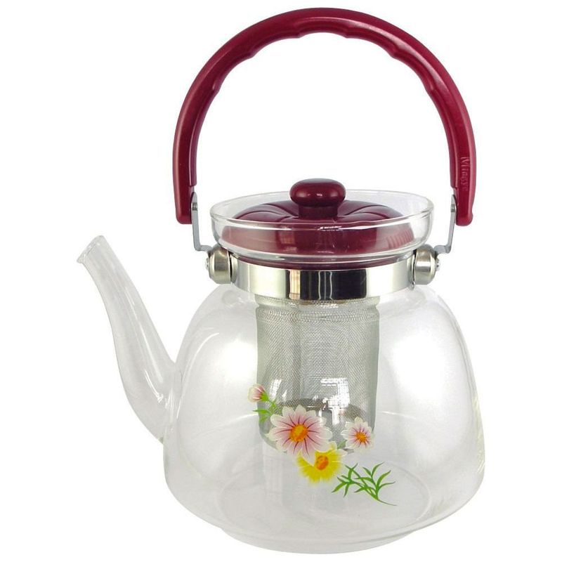 Chaleira De Vidro Com Infusor 1-6 Litros - Gp Inox