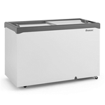 Freezer GHDE-410 Dupla Acao Vidro Reto Deslizante - Gelopar