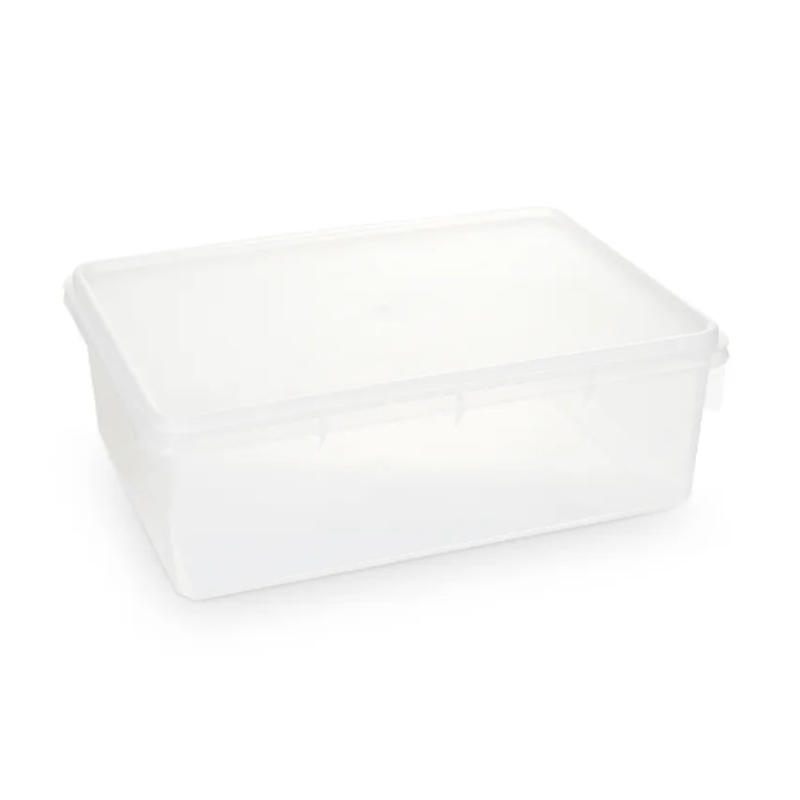 Caixa De Plastico Retangular Transparente 3-5L - Plasvale
