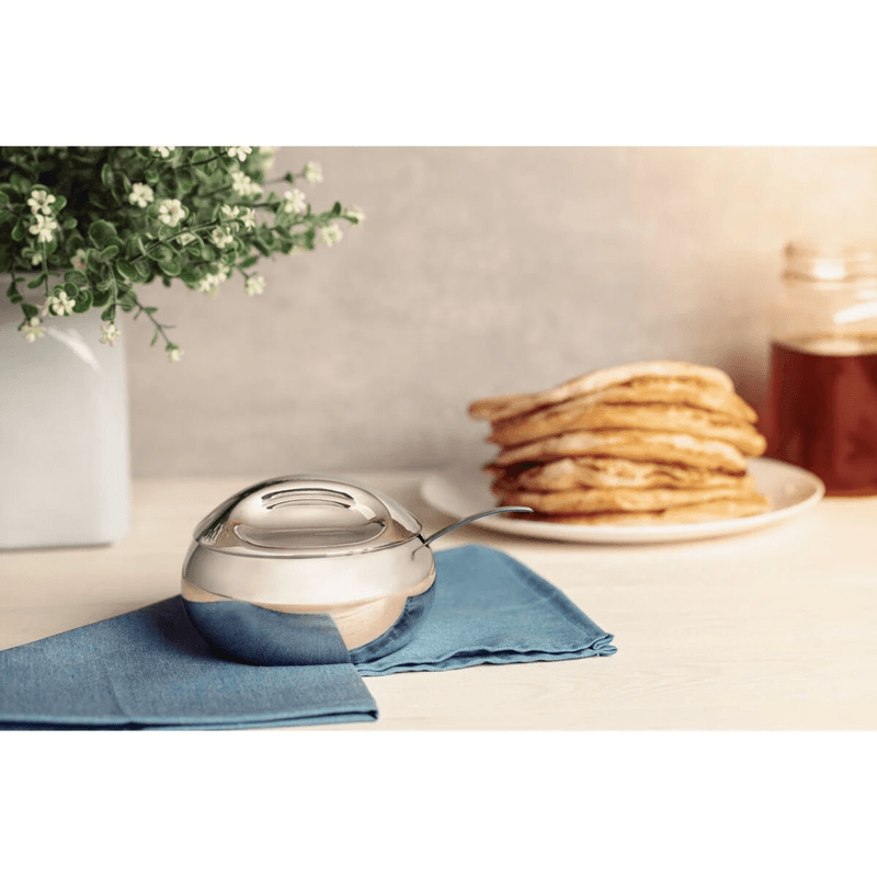 Acucareiro Inox com Colher Tramontina Linha Cha e Cafe