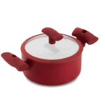 Cacarola De Aluminio Com Revestimento Ceramico 2-5 Litros Vermelha - Hercules