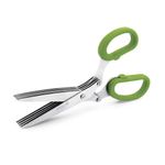 Tesoura 5 Laminas Corta Verdura e Folhas 21cm Yangzi