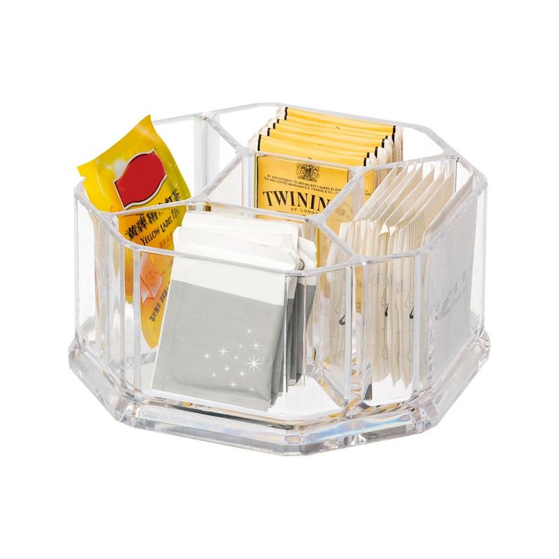 Organizador 5 Divisorias Multiuso Policarbonato 16x8Cm - Narcel