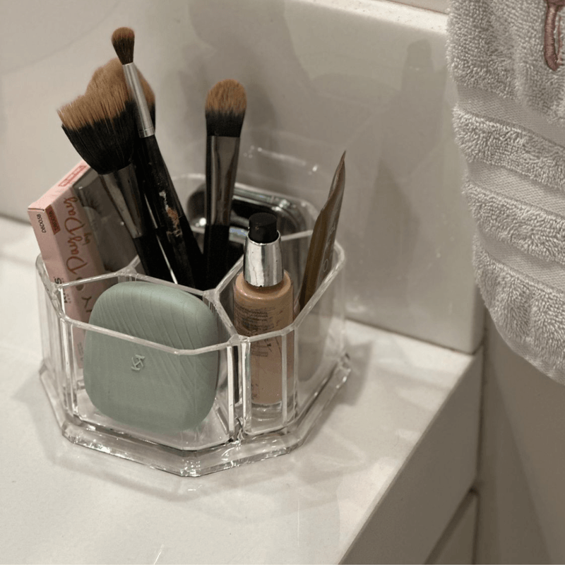 Organizador 5 Divisorias Multiuso Policarbonato 16x8Cm - Narcel