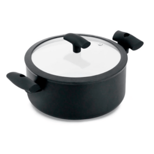 Caçarola De Alumínio Com Revestimento Cerâmico 5 Litros Preta - Hercules