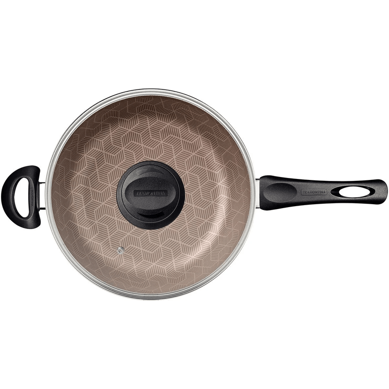 Fritadeira Multiuso Tramontina Paris 26cm 3-6L c- Tampa Vermelha-------