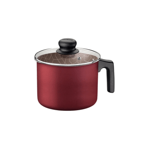 Fervedor Antiaderente 1,9L Vermelho com Tampa Vidro Tramontina Paris