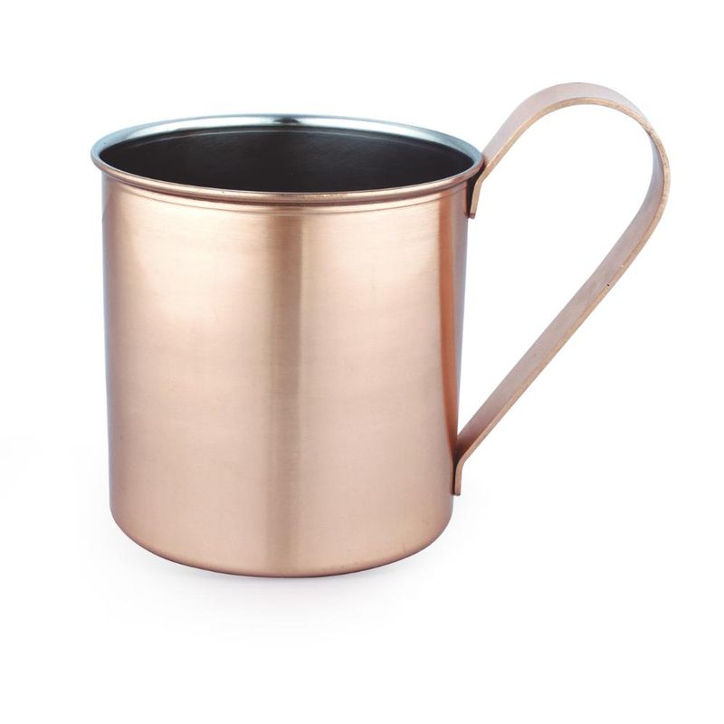 Caneca De Inox Lisa Moscow Mule Cobreado 450ml - Mimo Style