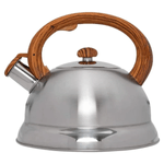 Chaleira De Inox Com Apito Alca Bambu 3 Litros Mimo Style