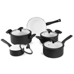 Jogo De Panelas Inducao 5 Pecas Preto - Hercules