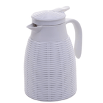 Garrafa Termica De Plastico Rattan Branca 1 Litro - Lyor