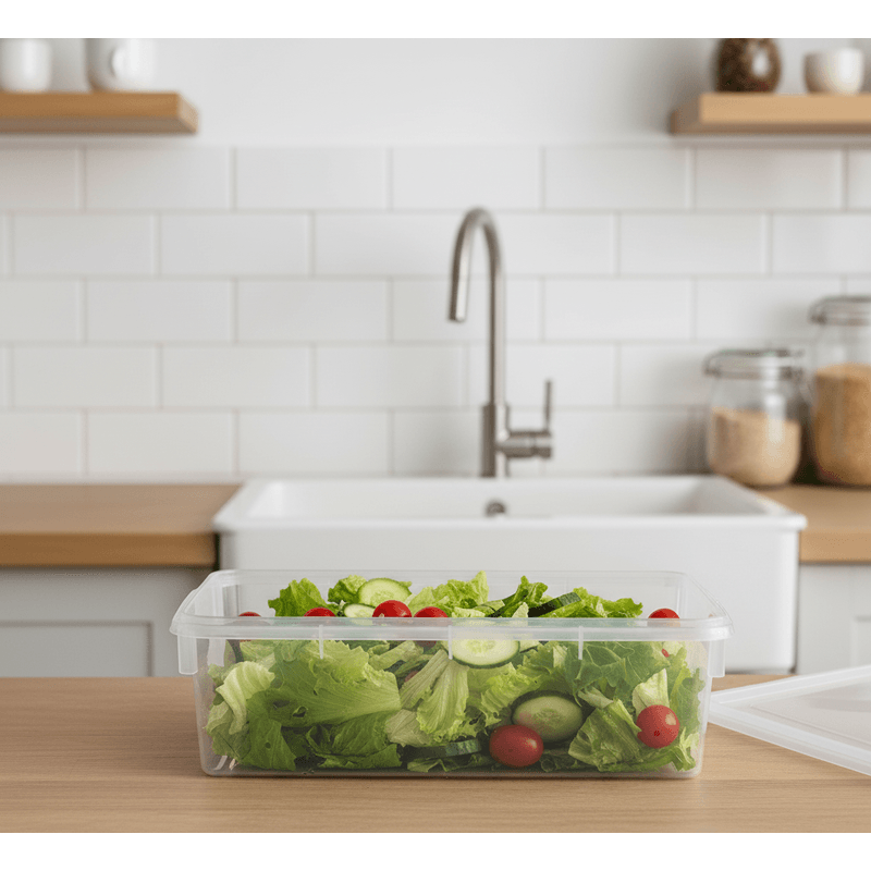 Caixa De Plastico Retangular 6-5L - Plasvale