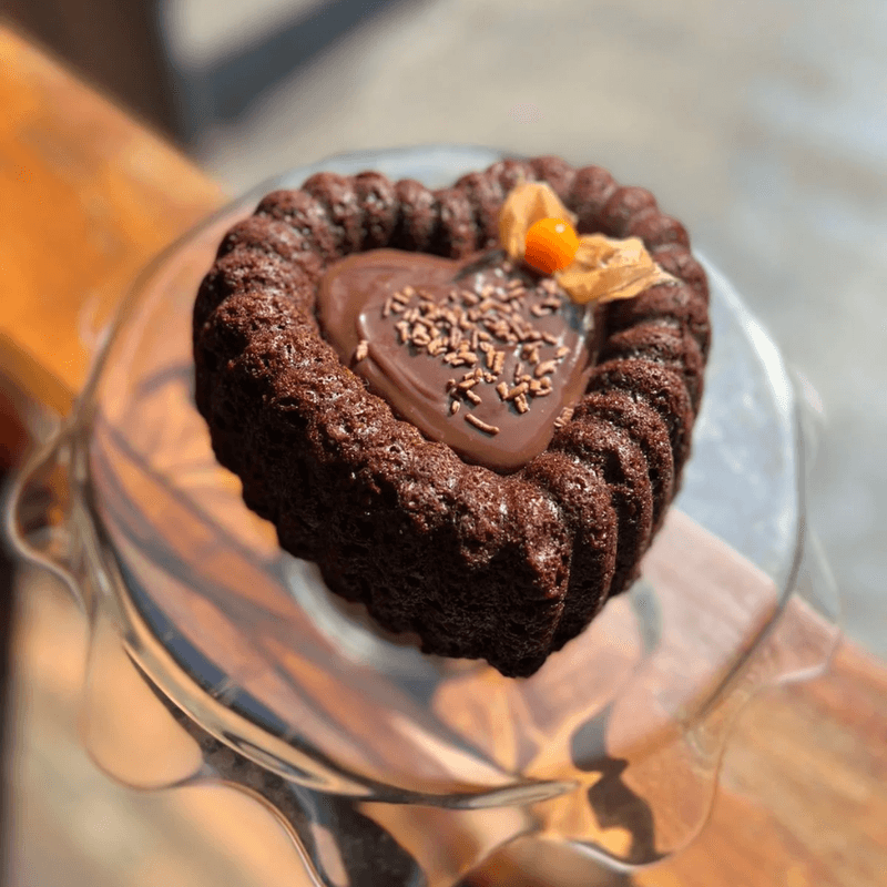 Forma Coracao Ballerine Aluminio Caparroz 25cm