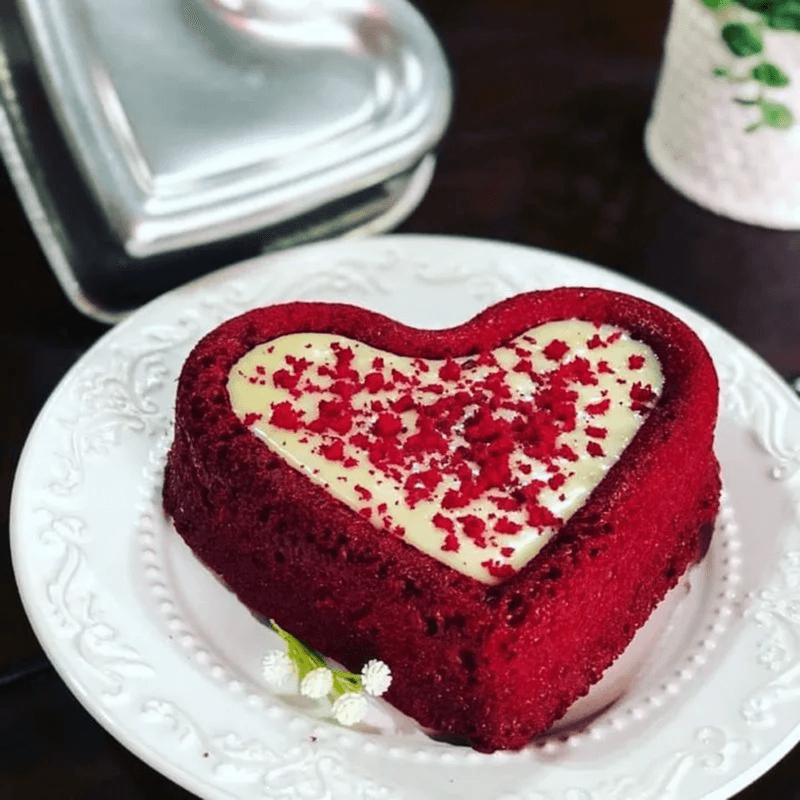 Forma Coracao Ballerine Aluminio Caparroz 25cm