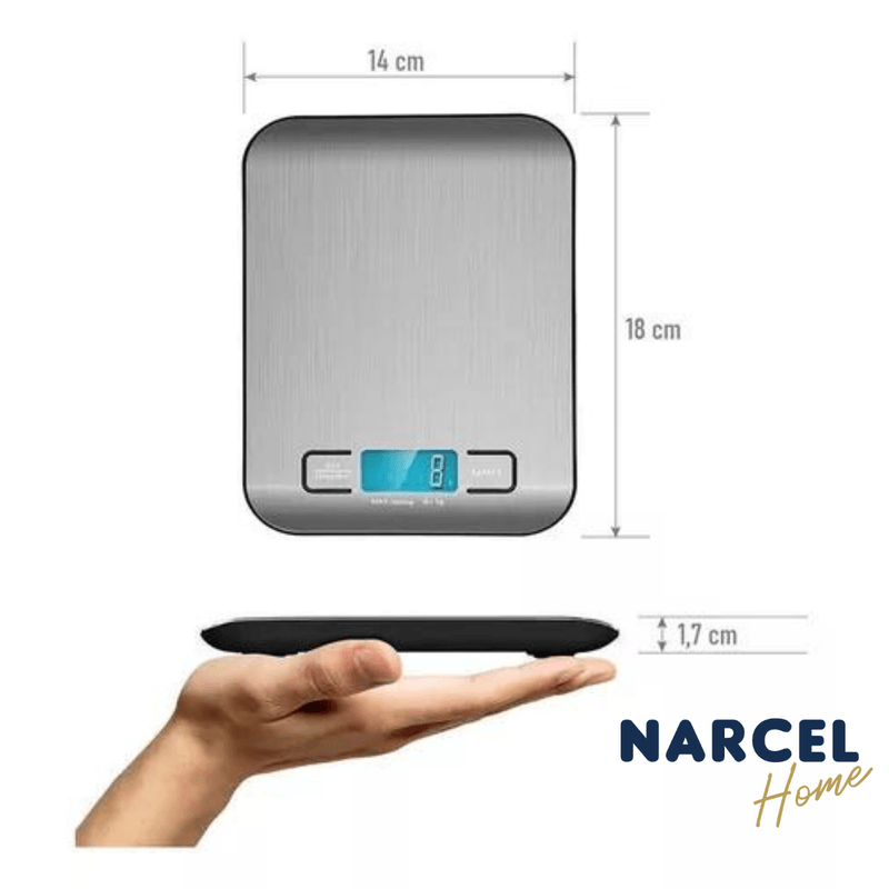 Balanca Digital Domestica Inox 5kg - Mimo