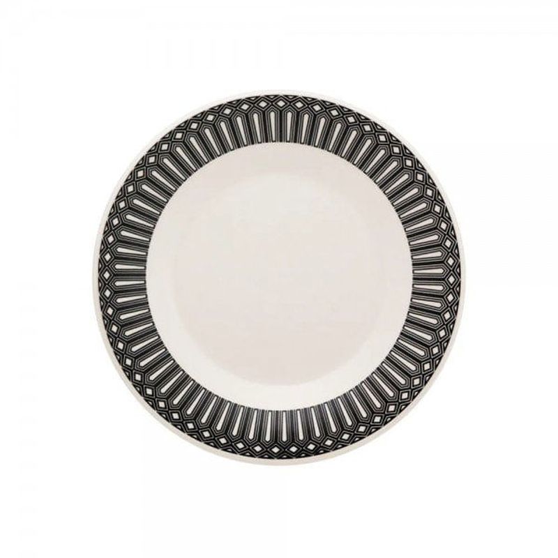 Prato De Porcelana Sobremesa 19cm Nativa- Oxford