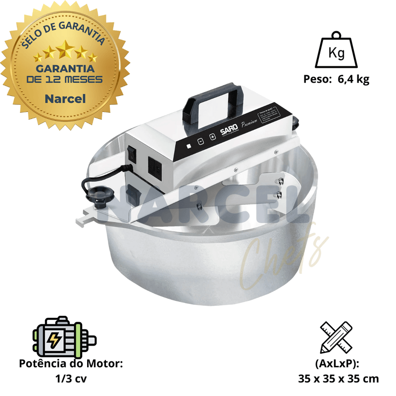 Panela Mexedora Saro 10 Litros 50-60 Hz Bivolt PA10