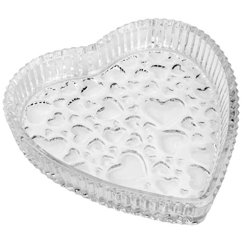 Petisqueira De Cristal Coracao - Lyor