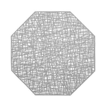 Lugar Americano Plastico Prata LYOR