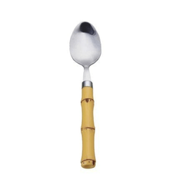 Colher de Mesa Inox com Cabo de Bambu Pástico - Lyor