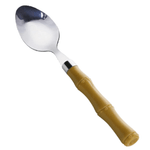 Colher De Cha Inox Com Cabo Plastico Bambu Basic - Lyor