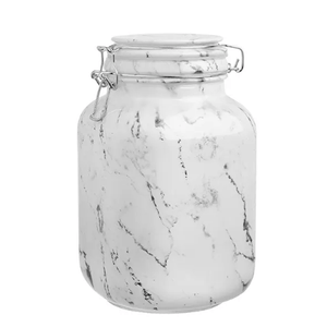 Pote De Vidro Hermético Marble 2L - Hauskraft