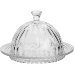 Queijeira Cristal  Renaissance com Tampa 20cm LYOR