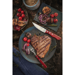 Jogo Talheres Churrasco Inox Vermelho 12 Pecas Tramontina Polywood
