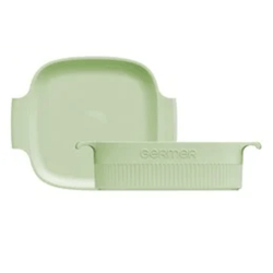 Travessa Retangular Verde de Porcelana 30x21 - Germer