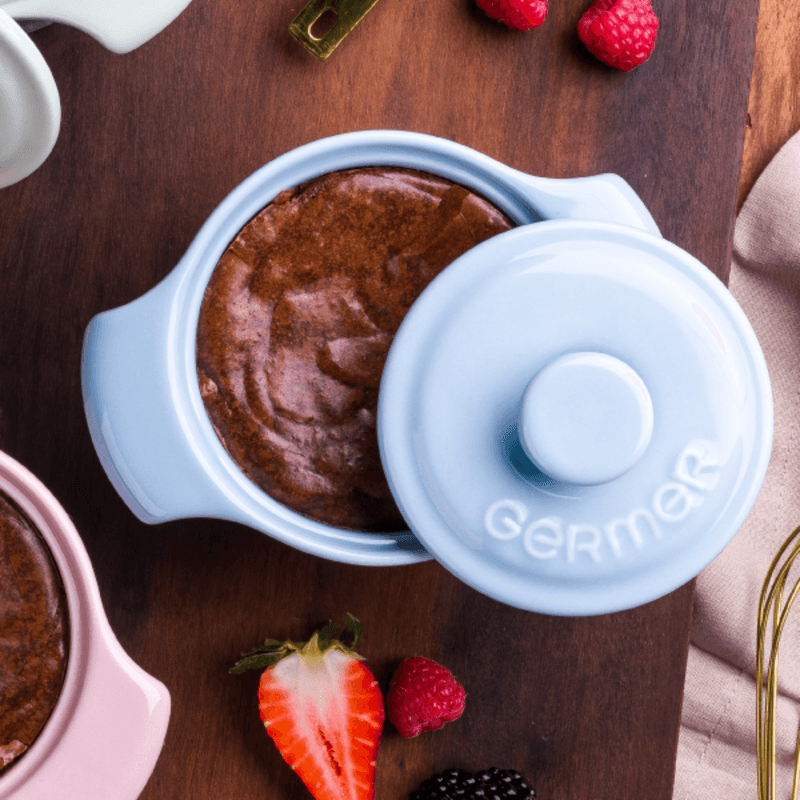 Mini Cacarola Porcelana Azul Vintage Cocote - Germer