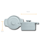 Mini Cacarola Porcelana Azul Vintage Cocote - Germer