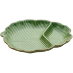 Centro de Mesa Leaf Folha de Bananeira de Ceramica LYOR