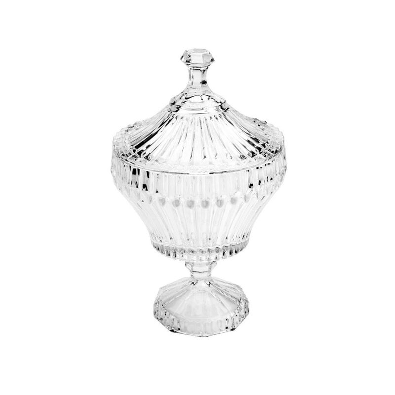 Potiche Com Pe De Cristal Renaissance 11-5x20cm Lyor