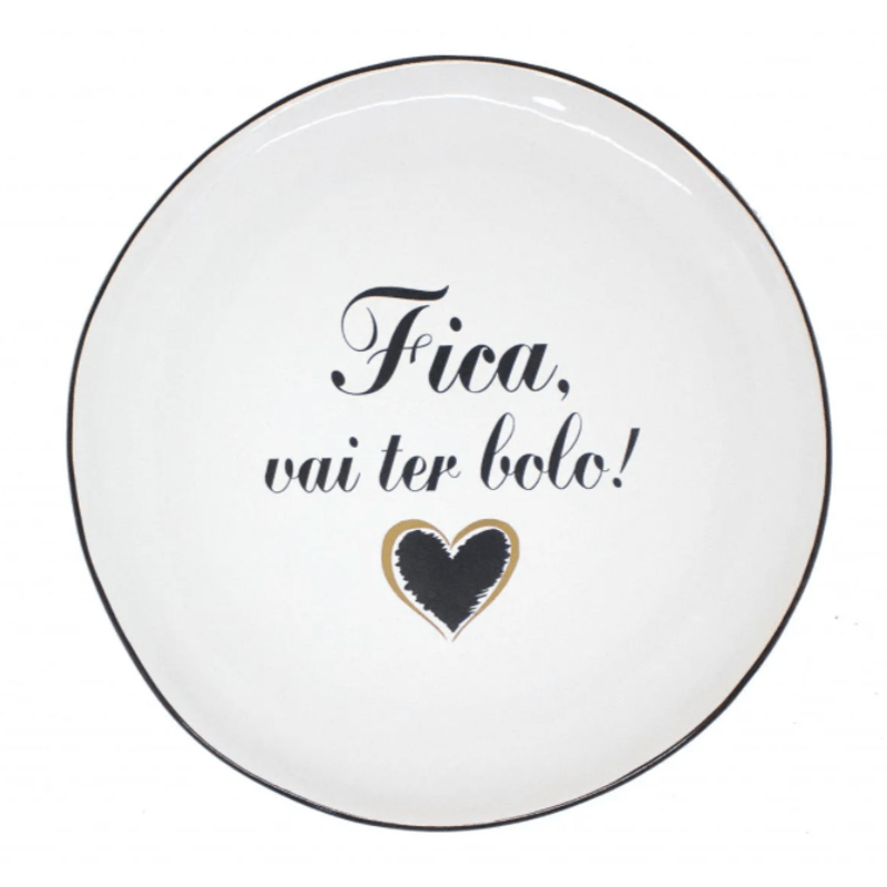 Prato Sobremesa Riviera Coracao Feito a Mao - Luiz Salvador