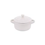Mini Cocotte 200ml Porcelana Branco - Hauskraft