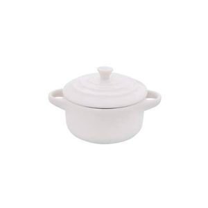 Mini Cocotte 200ml Porcelana Branco - Hauskraft