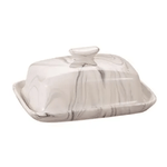 Manteigueira De Porcelana Marble 18cm - Hercules