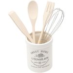 Porta Utensilios De Ceramica Bon Gourmet 4 Acessorios - Rojemac